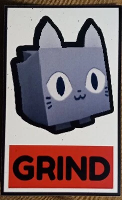 Magnet #118 Pet Simulator X PSX Grind Cat Roblox Video Games - Preston Why?