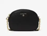 Michael Kors Jet Set Charm Crossbody Black Leather