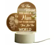 Mothers Day Gifts For Mum Night Light Bedside Lamp Night Light Usb Power Supply