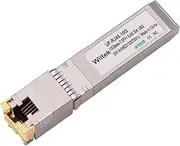 Wiitek 10G SFP+ to RJ45 Copper Modules, 1.25G/2.5G/5G/10GBase-T Ethernet Copper to SFP+ Transceiver Compatible for Ubiquiti Unifi UF-RJ45-10G /uacc-cm-rj45-mg (Cat 6a/7 or Better, 30-Meter)