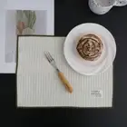 Cotton Food Mats Nordic Style Desktop Decoration Mat Restaurant