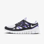 NIKE FREE RUN 2 男 慢跑鞋 運動 路跑 赤足 襪套 緩震 柔軟 輕量 白黑紫 [537732-103]