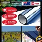 300cm X 100cm Privacy One Way Mirror Glass Window Tint Film Home Block Anti-UV