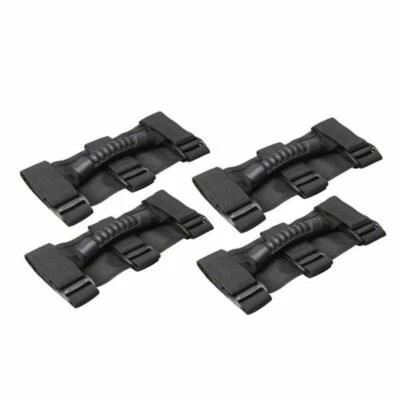 Black Roll Bar Grab Handles Grip Handle fits Jeep Wrangler TJ JK JL JT Off Road (for: Jeep)