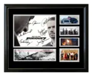 One Last Ride Fast and Furious 7 Signed Limited Edition Framed Memorabilia