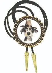 Doc Holliday Tombstone he Dog Fun Character Art Bolo Tie Men's Funny Humorous