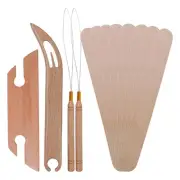 Inkle Weaving Shuttles Set Multifunctional Weaving Tool Practical Needle4418