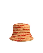 Jacquemus Le Bob Bordado Embroidered Logo Bucket Hat 56,58 Brown