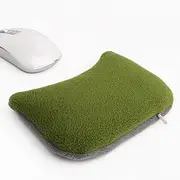 Large Ergonomic Mouse Wrist Rest Bean Bag, Ergobeads Mouse Pad Wrist Support for Computer, Laptop, PC Gaming, Home Office Work, Easy Typing Wrist Pain Relief (Green)