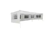 OGL 3x9m Outdoor Canopy Gazebo Party Wedding Tent Waterproof Marquee w/8 Removable Walls