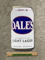 NEW Oskar Brewery Dales Light Lager Metal Beer Tin Tacker Bar Sign