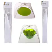 Appetito Square Nylon Net Food Cover (White) - 30cm
