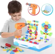 Drilling Screw 3D Creative Mosaic Puzzle Toys For Kids