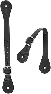 Parliky 2pcs Spur Straps for Horse Riding Supply Equestrian Boot Straps with Elegant Craftsmanship Safe and Comfortable Fit for Western Riding Activities