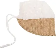 [LIFKOME] Hat Sun Hat Bonnet for Girl Cap Handmade Beanie Bonnet for Beach Cap for Acrylic