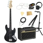 Electric Bass Introductory Set Legend Ljb-Z B Bk Vox Amplifier 10-Piece Beginner