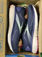 BROOKS Women's 6.5 TRANSMIT 3 RUNNING SHOES Navy Blue Sneakers Shoes