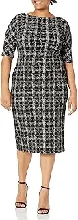 [Kasper] Women's Petite Sheath W/Snapped Skirt
