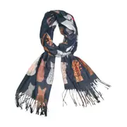 Urban Sassy Cat Scarf Stylish Womens/Ladies Fashion Soft Neck Wrap Midnight