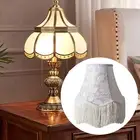 Table Lamp Shade Cover Lampshade with Tassel Fresh Lighting Fixtures Cover for
