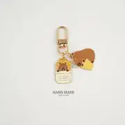 Capibara Key Chain / Bag Charm H273 - One Size