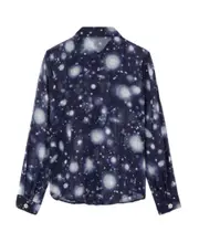 Versace Kids Space-Printed Buttoned Shirt 12,8Y,14Y,10Y Black