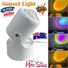 LED Sun Sunset Rainbow Projector Atmosphere Light Lamp USB Home DIY Gifts AL