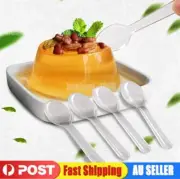 200PCS Plastic Ice Cream Mini Spoons Dessert Serving Disposable Party Teaspoon