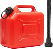 Heater Oil Can, Liquid Storage Tank, Thickened Oil Barrel, Durabless Petrol Fuels Container, Leak-Proof Design for Car, Motorcycle, Truck, Boat, Mower, Tractor Refueling, 43.5x35x20cm Red