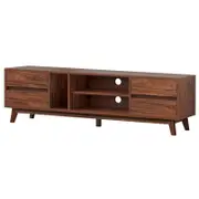 ALFORDSON 180cm Entertainment Unit TV Cabinet Walnut