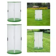 Butterfly Mesh Cage Clear Mesh Cage Double Zipper Side Door Mini Greenhouse