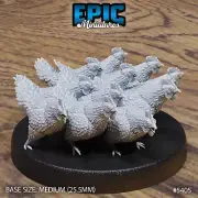 Chicken Swarm by Epic Miniatures | D&D | DnD | Truescale | Print on Demand