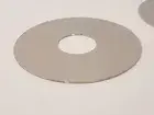 100x Mirror Plate with Hole Round Zbs for Deco Approx. 6,5 CM X 1 MM