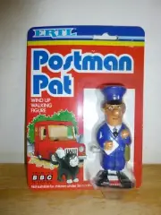 ERTL Postman Pat Wind Up Walking Figure #703, 1984 - Factory Sealed - 10.5 cm