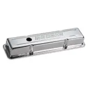 Moroso 68392 Valve Covers, SBC, Chrome, Baffled, Stock Height