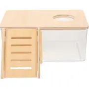 Bathroom Sand Basin Hamster Box Gerbil Dust Container for Hampster