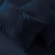 Ecosa Bamboo Bedding - Pillowcases / Dark Navy