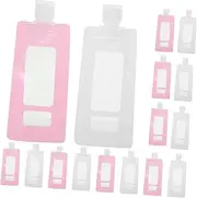 CRILSTYLEO 20 pcs Travel Shampoo Pouches Leak Squeeze Lotion Pouch for Liquids Refillable Travel Containers Durable and Portable