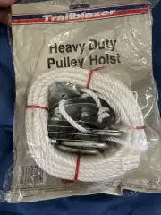 Trailblazer Pulley System For Lifting Heavy Objects 65 Feet Of 3/8" Rope Camping
