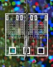 Frank Lloyd Wright Tree of Life 3D Gift Ornament NIB