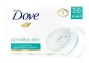 Dove SENSITIVE Skin Bar Soap (16 count)