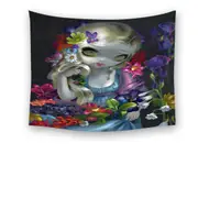 Maiden Flora the Goddess of Flowers Tapestry