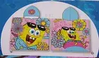 SpongeBob SquarePants Wave Printed Cotton Hooded Poncho Beach Towel 60x120cm New