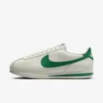 【NIKE 耐吉】CORTEZ 男 休閒鞋 運動 經典 復古 阿甘鞋 奶油中底 皮革 穿搭 米白 綠(DM4044-104)