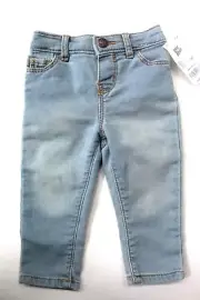 OshKosh B'gosh Baby Girls' Denim Jeans Pants Size 9M Light Blue 9 Months