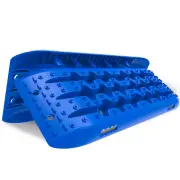 X-BULL KIT1 Recovery track Board Traction Sand trucks strap mounting 4x4 Sand Snow Car BLUE