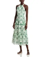 Milly Hayden Scallop Eyelet Dress