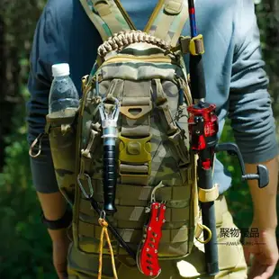 戶外旅行戰術背包男小多功能快速反應模塊化軍迷登山雙肩包運動包【聚物優品】