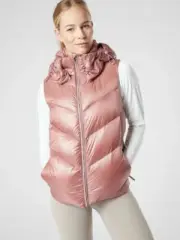 NWT Athleta Lofty Down Vest, Dogwood Mauve SIZE XS #486244 T0217