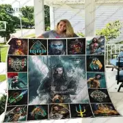 Aquaman Blanket, Atlantis Fleece, Sherpa Blanket